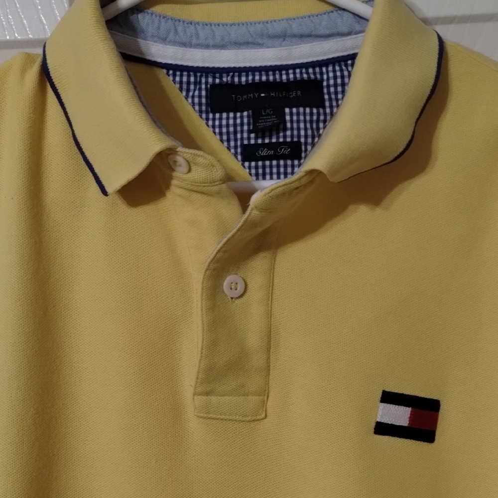 Tommy Hilfiger Yellow Polo Shirt